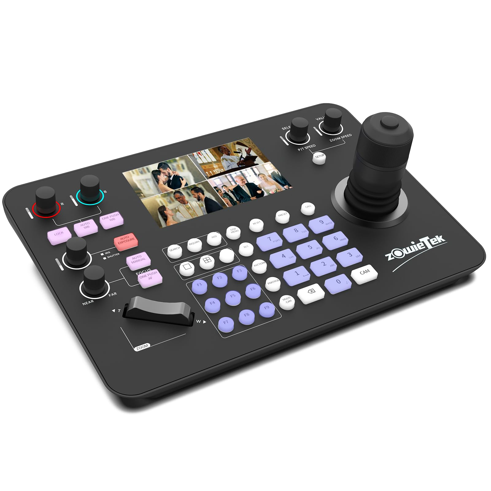Amazon.com: Zowietek PTZ Controller 7D Joystick Keyboard, ZowieKBD